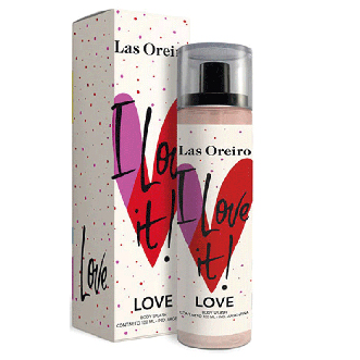 LAS OREIRO BODY SPLASH LOVE X 100 ML.